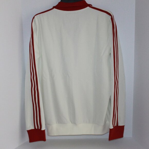 Adidas FC BAYERN MUNICH ANNIVERSARY TRACK TOP JACKET OFF WHITE Men's Medium - Picture 6 of 6